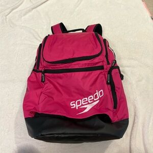 Speedo Fuchsia and Black Backpack
